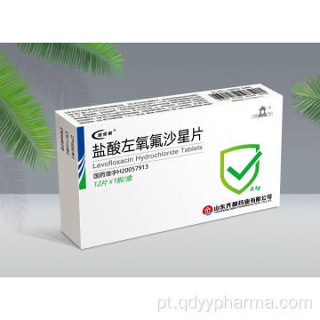 Comprimidos de cloridrato de levofloxacina 100mg